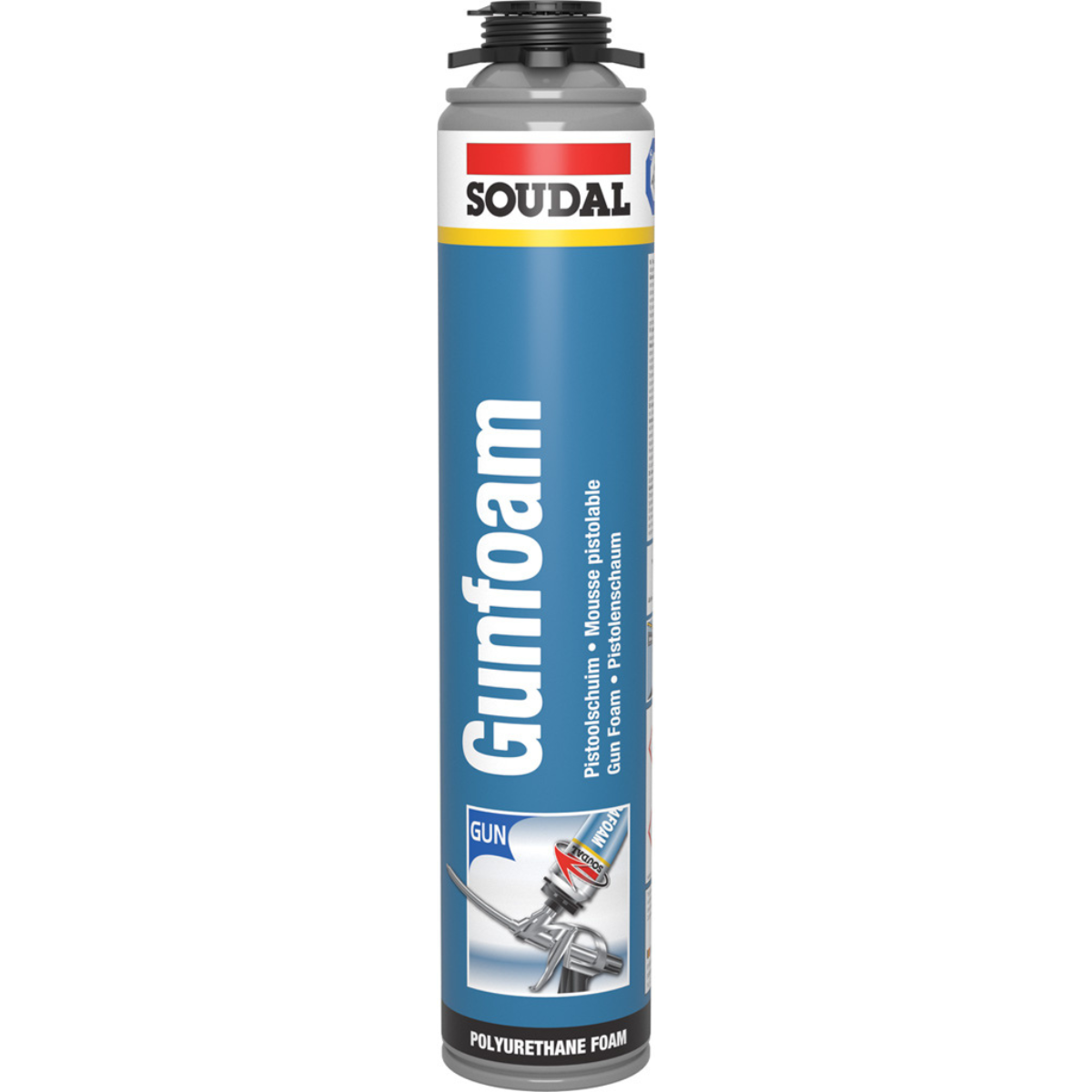 Soudal Gunfoam 750ml pur schuim 1k
