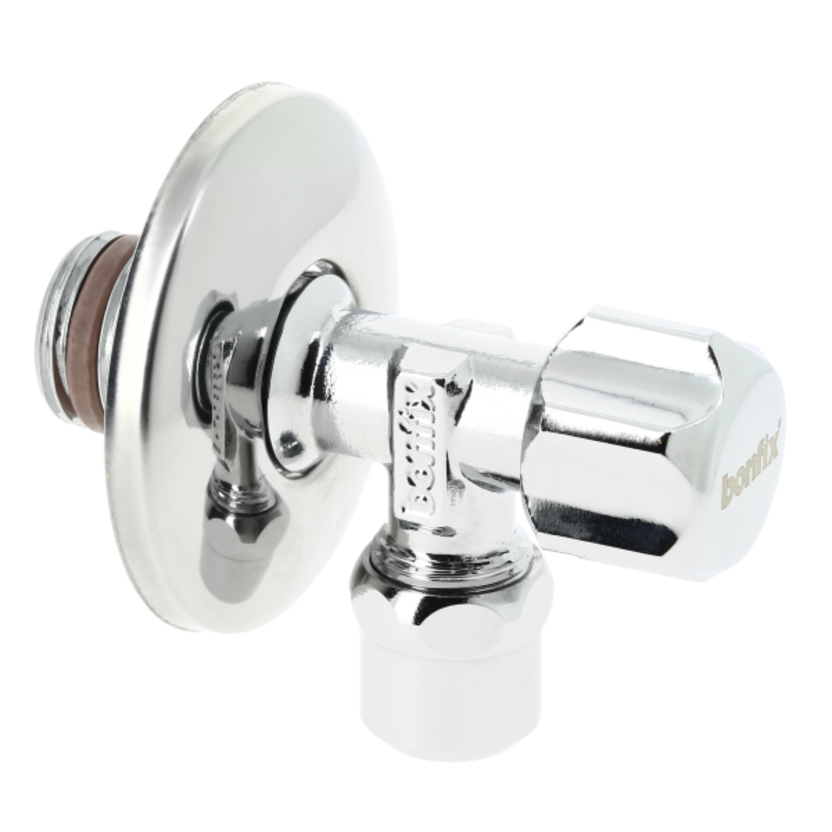 Bonfix hoekstopkraan met rozet