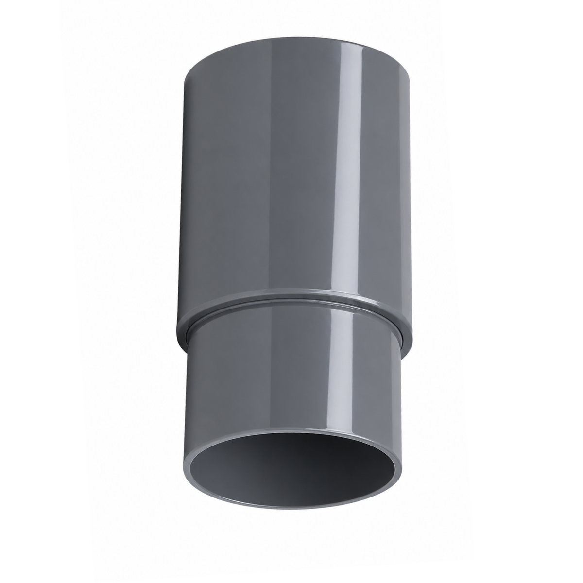 Wavin PVC verbindingsmof HWA reparatie mof-verjongd spie lijm 80mm - grijs