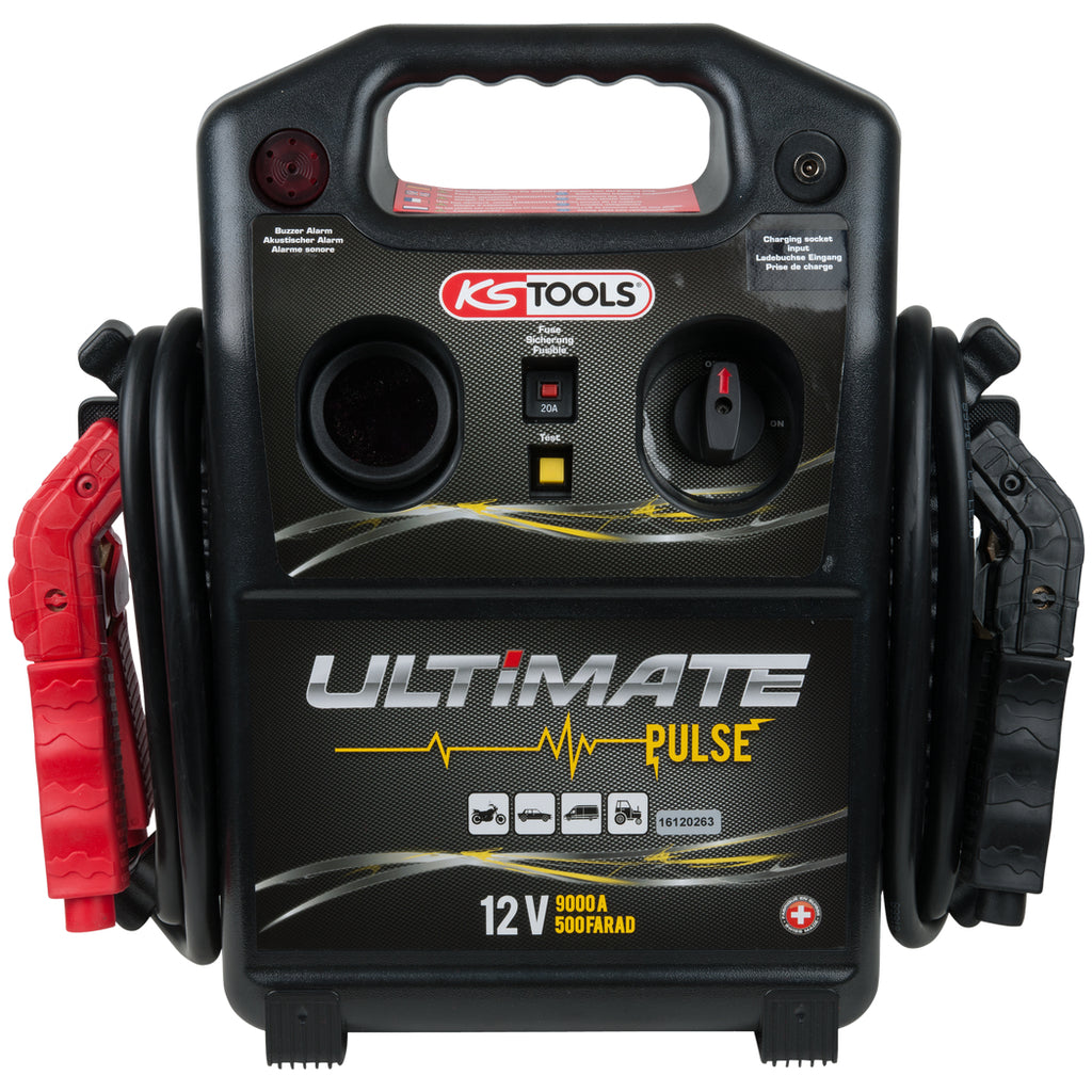 Jumpstarter 12 V condensator-booster - mobiel starthulpapparaat 1.800 A