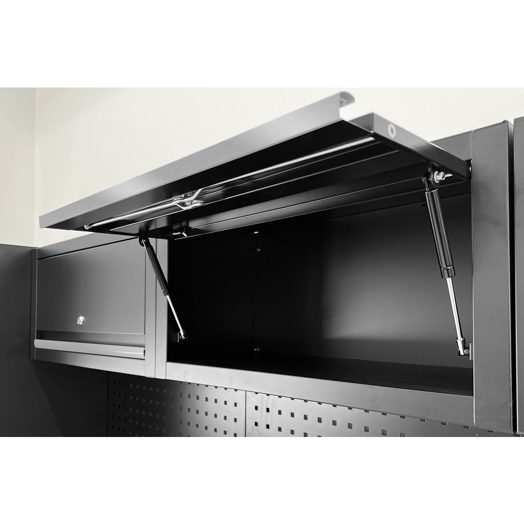 KS Tools Competition Werkzeugwand inkl. Edelstahl-Arbeitsplatte und Werkzeugwagen