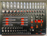 Würth steeksleutel assortiment 91 delig 3/8 + 1/4