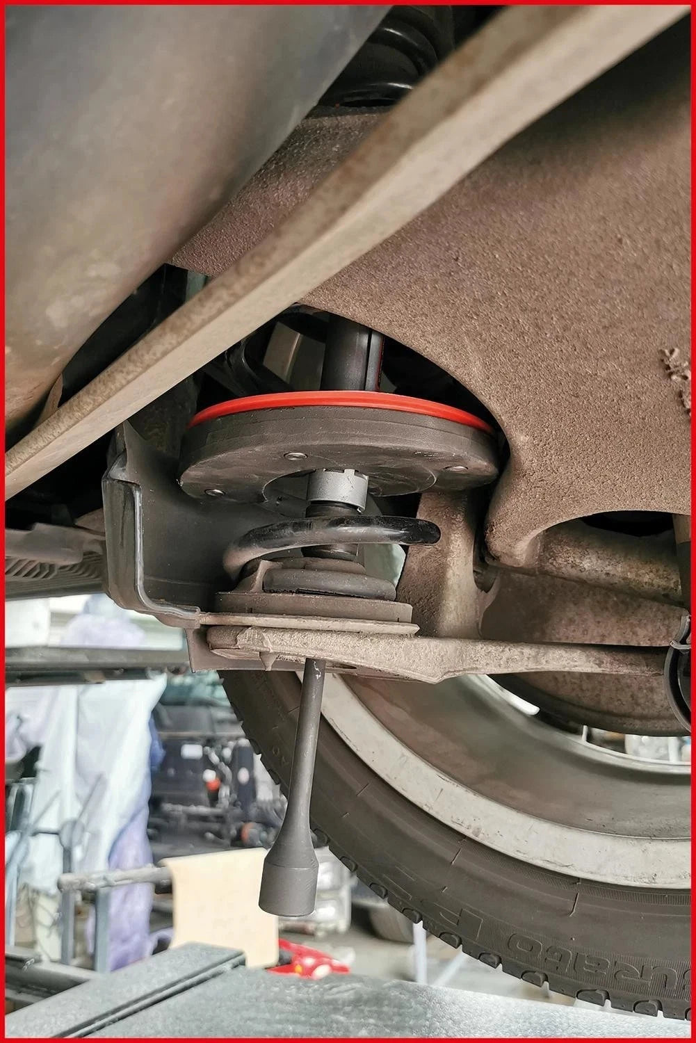 Telescoop-centerspannerset voor binnenliggende veren voor Audi en Seat, 11-dlg KS Tools
