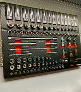 Würth steeksleutel assortiment 91 delig 3/8 + 1/4