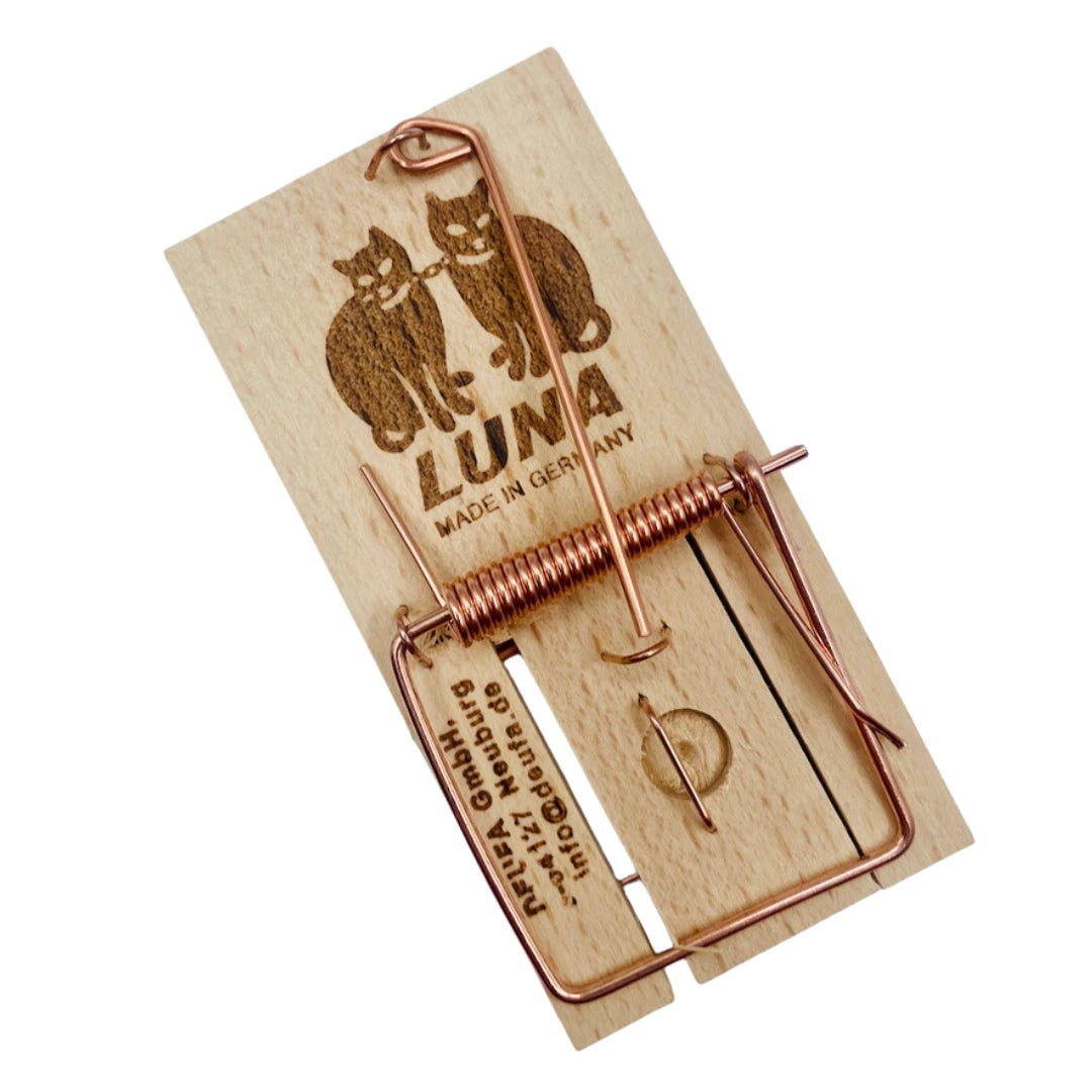 Muizenvallen Luna hout - Made in Germany