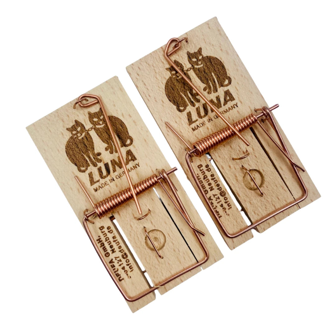 Muizenvallen Luna hout - Made in Germany