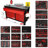 KS Tools Gereedschapwagen Performance 45P met 14 schuifladen GEVULD 950 Delig