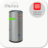 Nexus RVS buffervat 1000 liter