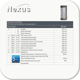 Nexus RVS buffervat 100 liter