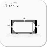 Nexus RVS buffervat 80 liter Vloer & wand montage