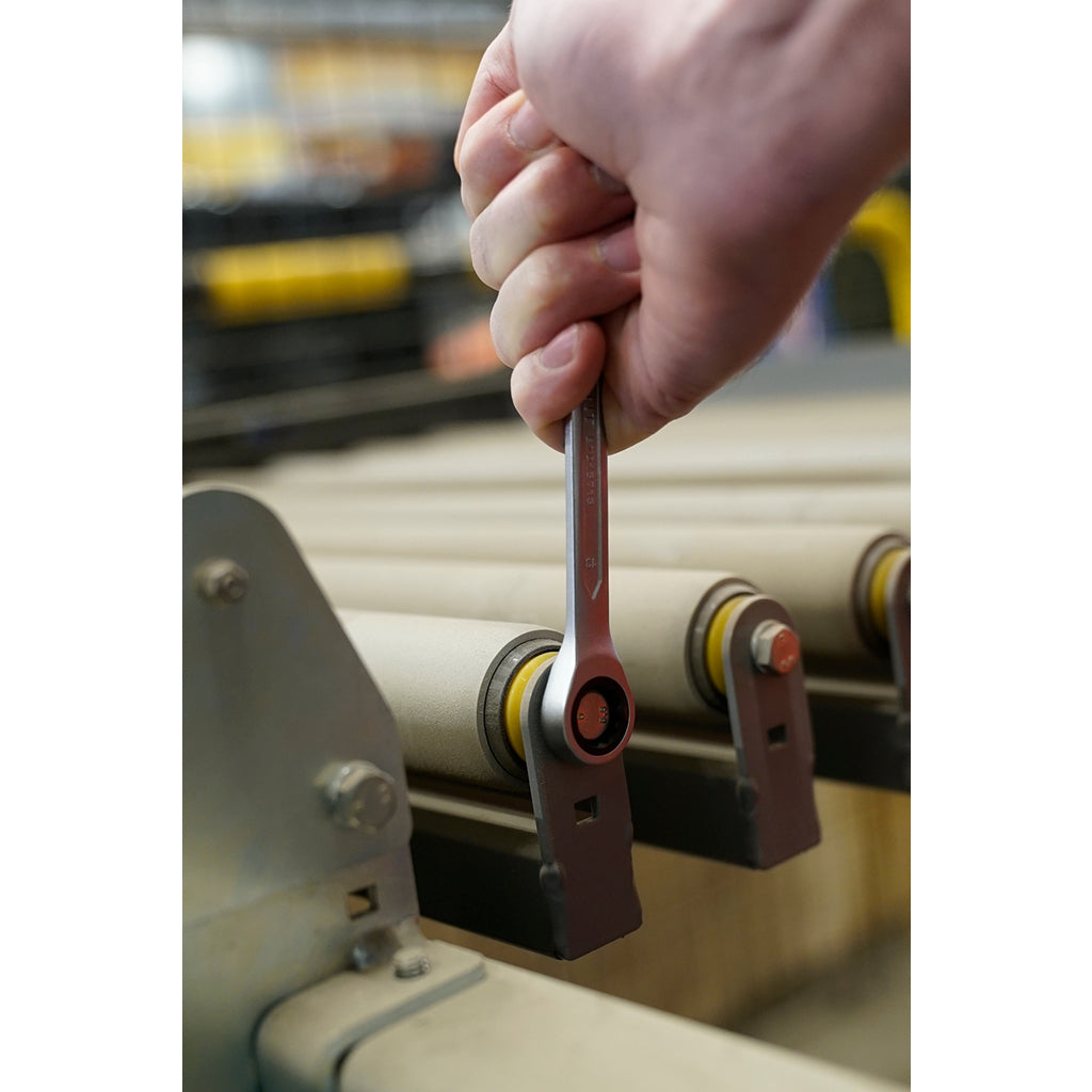 Ratelringsleutelset, 12 delig, 8 - 19 mm