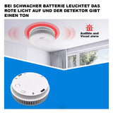 Jkws Smoke detector 10 year battery lithium ion