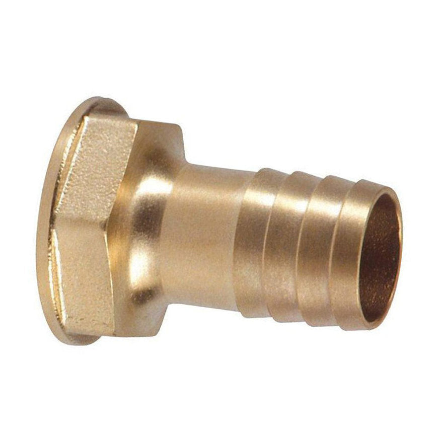 Slangtule, messing buitendraad x slangtule