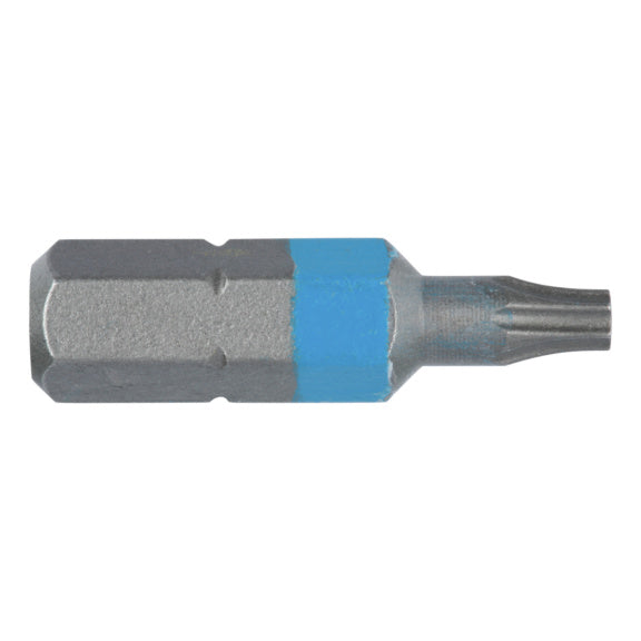 Bit Torx 10 25mm met kleurcodering