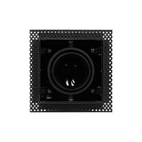 Inbouwspot kantelbaar vierkant Recessed/trimless 50mm zwart mat