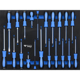 Brilliant tools Gereedschapwagen met 7 laden en 473 gereedschappen